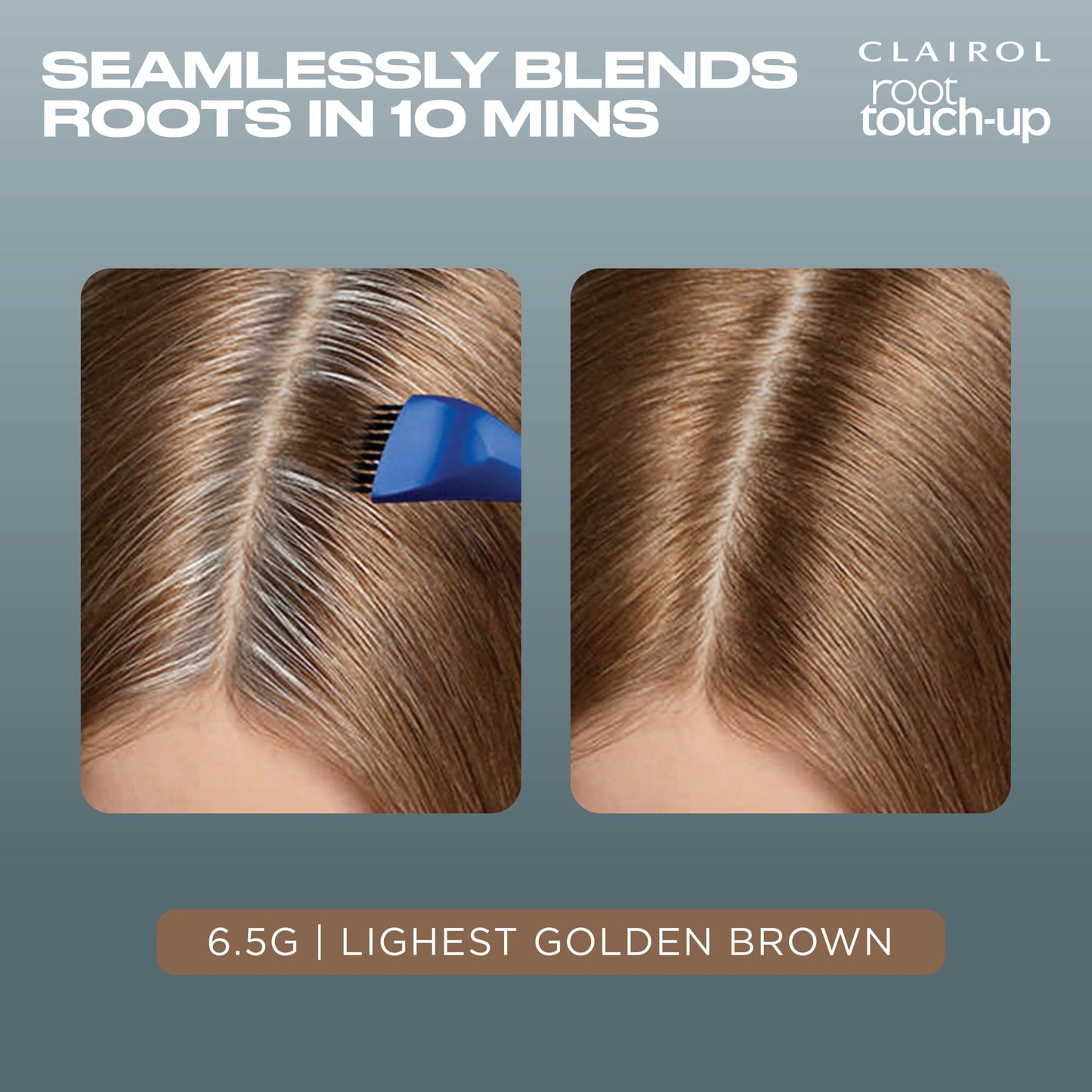 Clairol Root Touch-Up by Nice'n Easy Permanent Hair Dye, 6.5G Lightest Golden Brown Hair Color | 100% Gray Coverage | Easy Brush Application | Matches Beauty & Personal Care Clairol