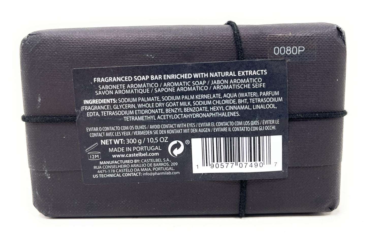 Castelbel Goat's Milk & Teakwood Scented Luxury Soap, 10.5 Ounces Beauty & Personal Care Castelbel