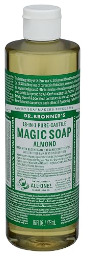 Dr. Bronner's 18-in-1 Hemp Almond Pure-Castile Liquid Soap, 1 Pound (Pack of 1). Beauty & Personal Care Dr. Bronner's