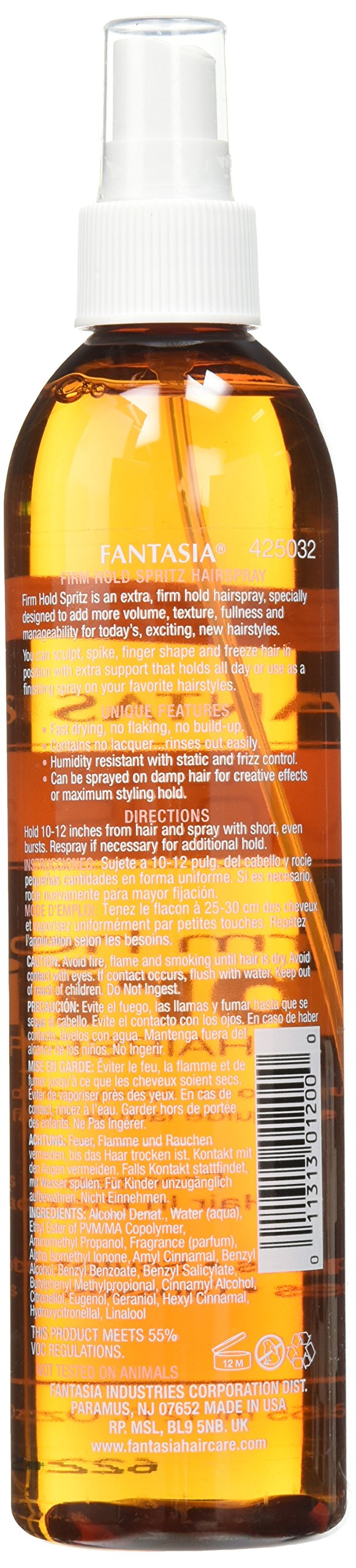 Fantasia Liquid Mousse Spritz Spray Firm Hold, 10 Fl Oz Beauty & Personal Care Fantasia