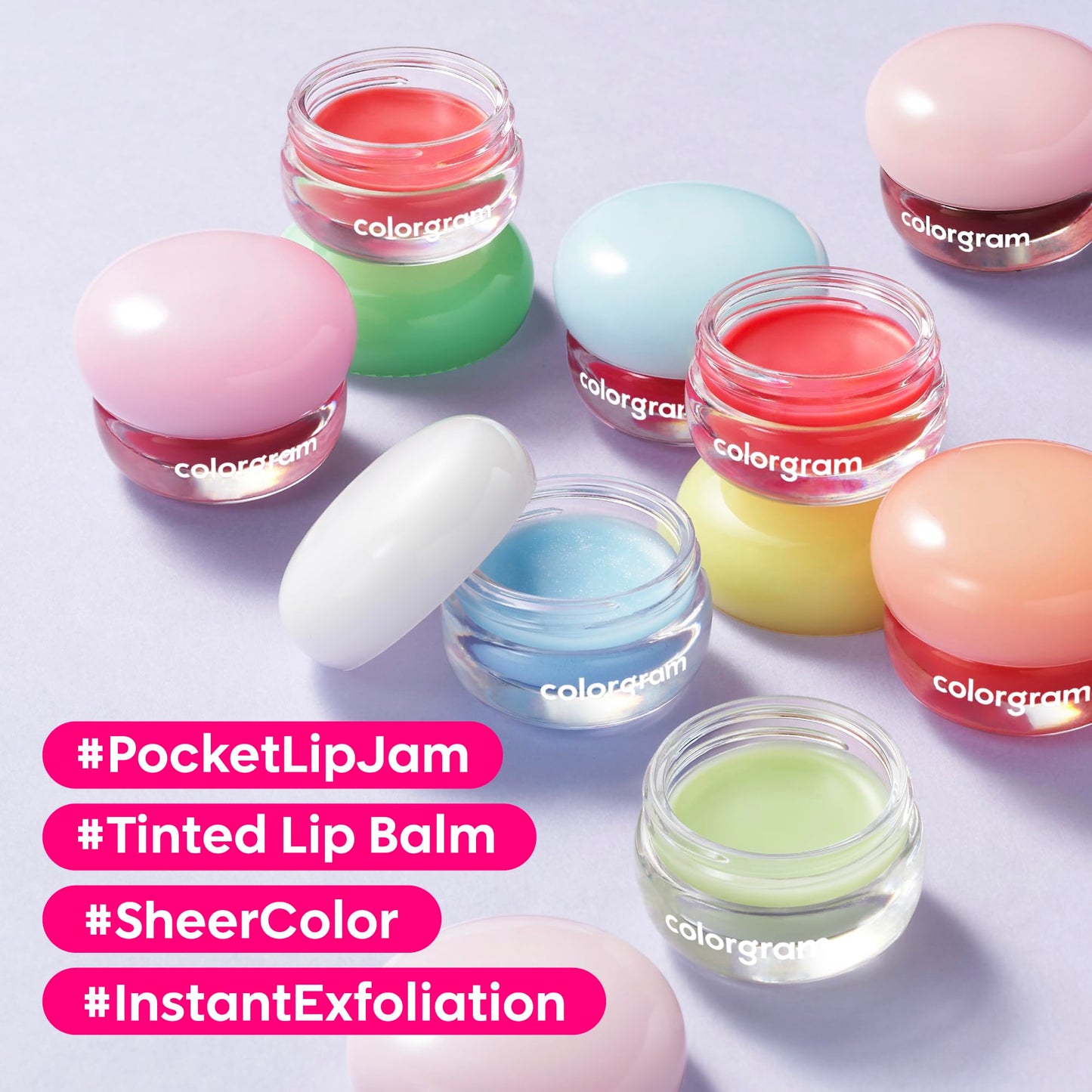 COLORGRAM TINTIN DORY LIP JAM 05 WATERMELON JAM Beauty and Personal Care COLORGRAM