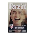 Fazit US Soccer Crest - Red, Blue & Silver Glitter Makeup Patches - Waterproof & Sweat-Proof Face Stickers - Long-Lasting Game Day Glam, USA Spirit Beauty & Personal Care Fazit