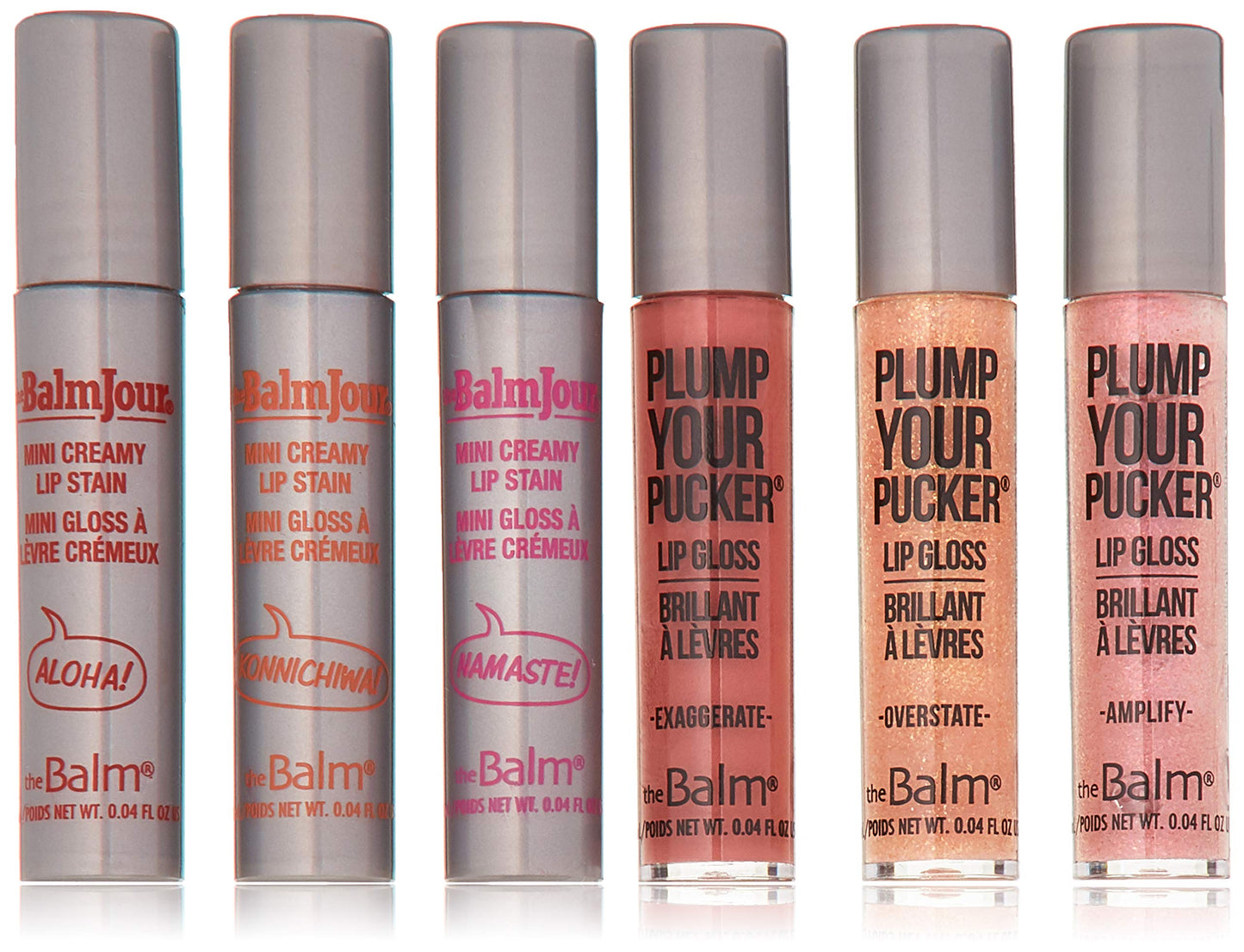 theBalm Hydrating Mini Lip Gloss 6-Piece Set Beauty & Personal Care theBalm