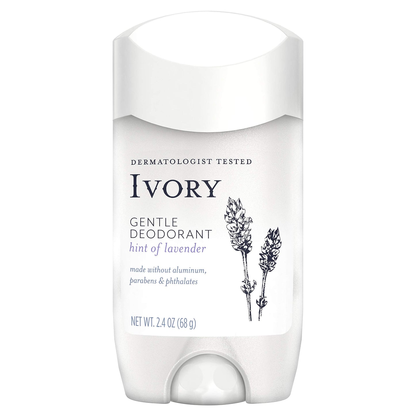 Gentle Aluminum Free Ivory Deodorant, Hint of Lavender, 2.4 oz (Pack of 2) Beauty and Personal Care Deodorant