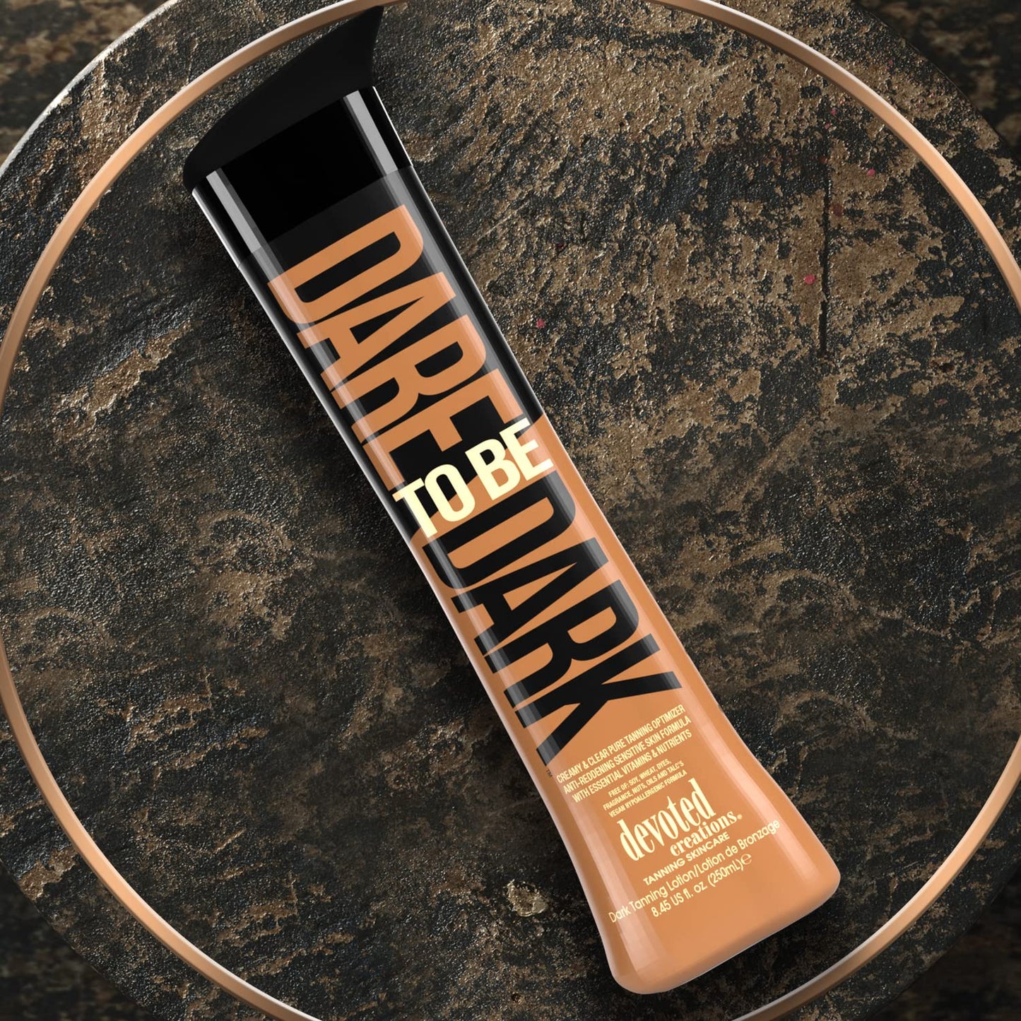 Devoted Creations Dare to be Dark Tanning Lotion - Creamy and Clear Pure Tanning Optimizer, Anti-Reddening, Sensitive Skin Formula with Essential Beauty & Personal Care Devoted Creations