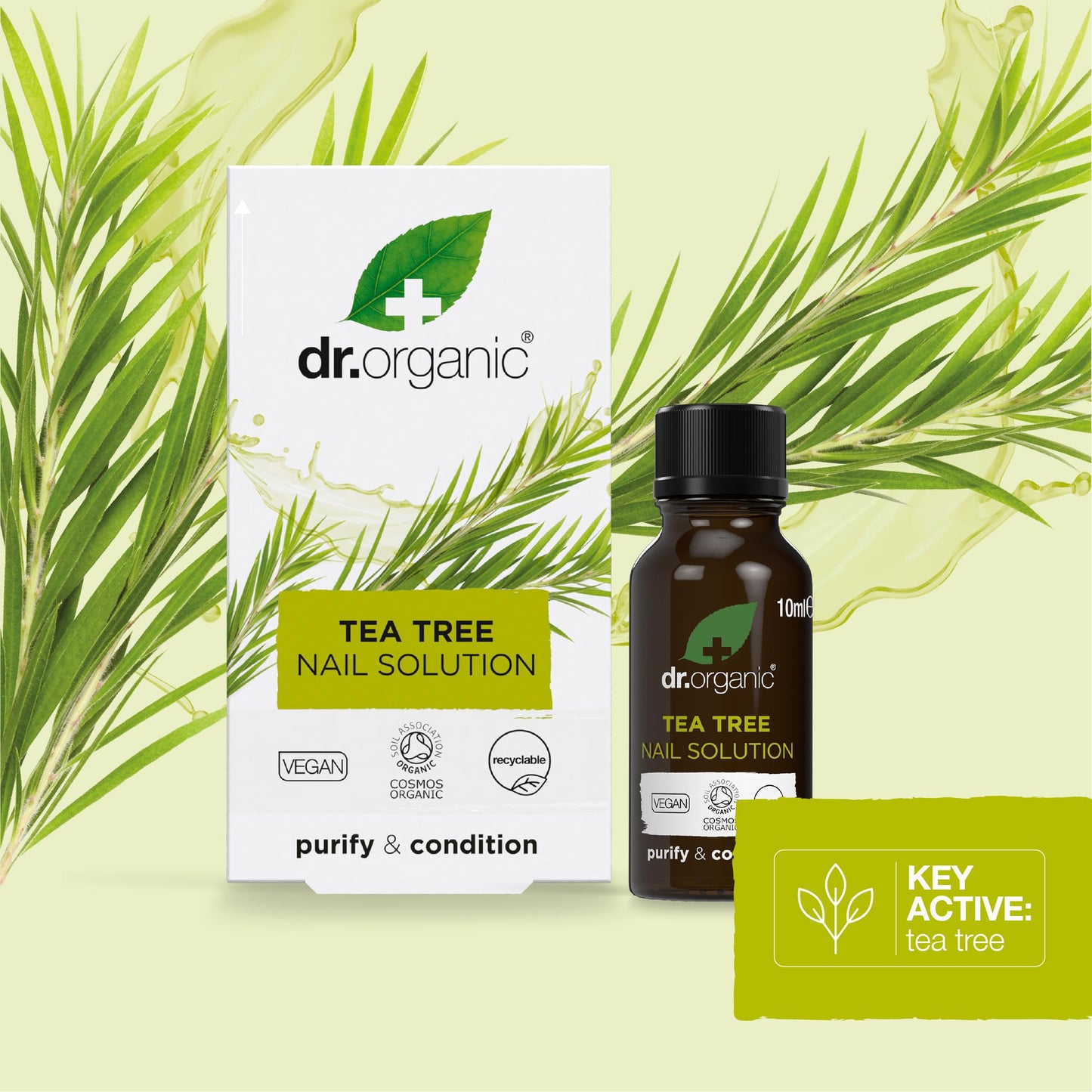 Organic Doctor Tea Tree Nail Solution, 0.34 Fluid Ounce Beauty & Personal Care Dr. Organic