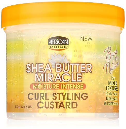 African Pride Shea Butter Miracle Curl Custard Styling, 12 Ounce Beauty & Personal Care African Pride
