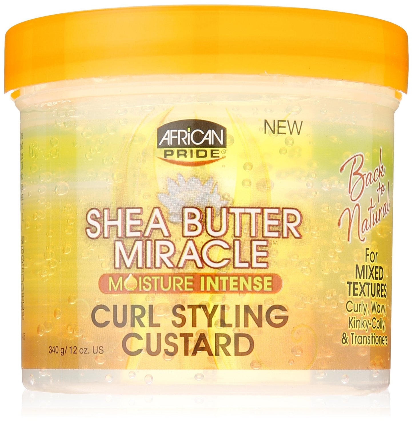 African Pride Shea Butter Miracle Curl Custard Styling, 12 Ounce Beauty & Personal Care African Pride