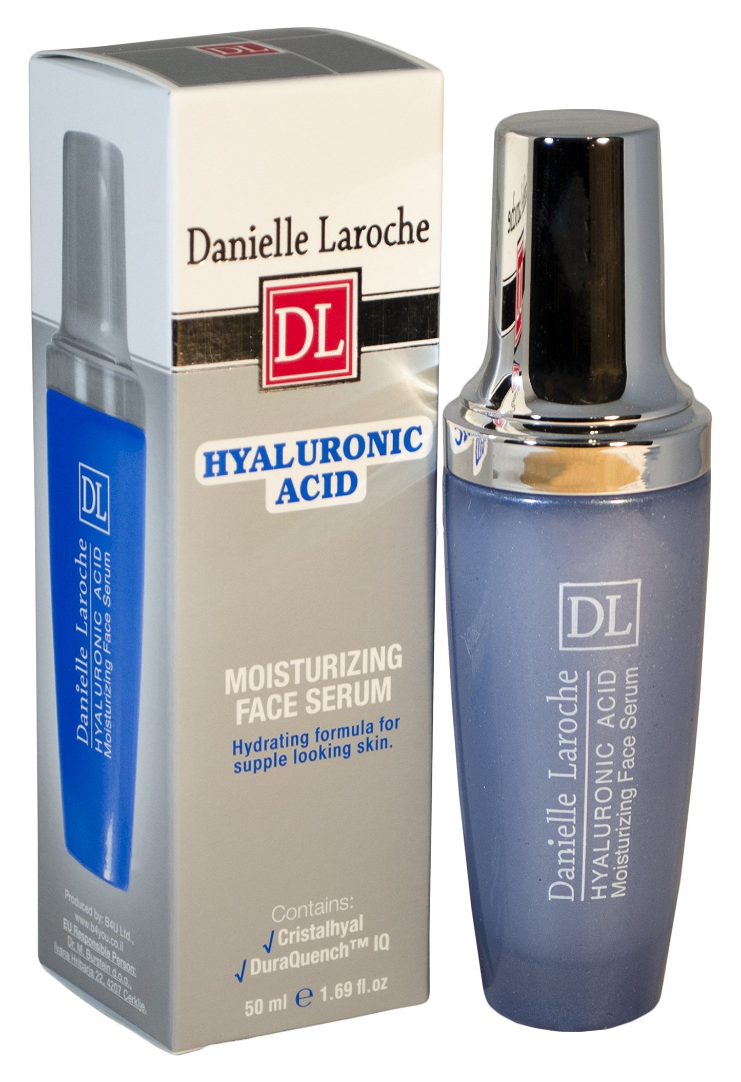 Danille Laroche Hyaluronic Acid Moisturizing Face Syrum for All Skin Types 1.69 Fl Oz. Beauty & Personal Care Danielle Laroche