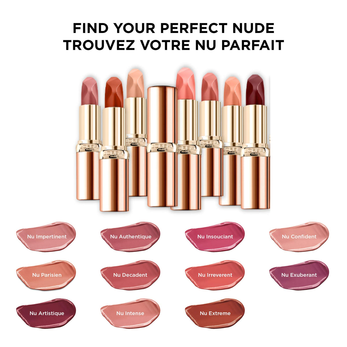 L’Oreal ParisColour Riche Nude Lipstick Nu Confident, 0.13 Ounce