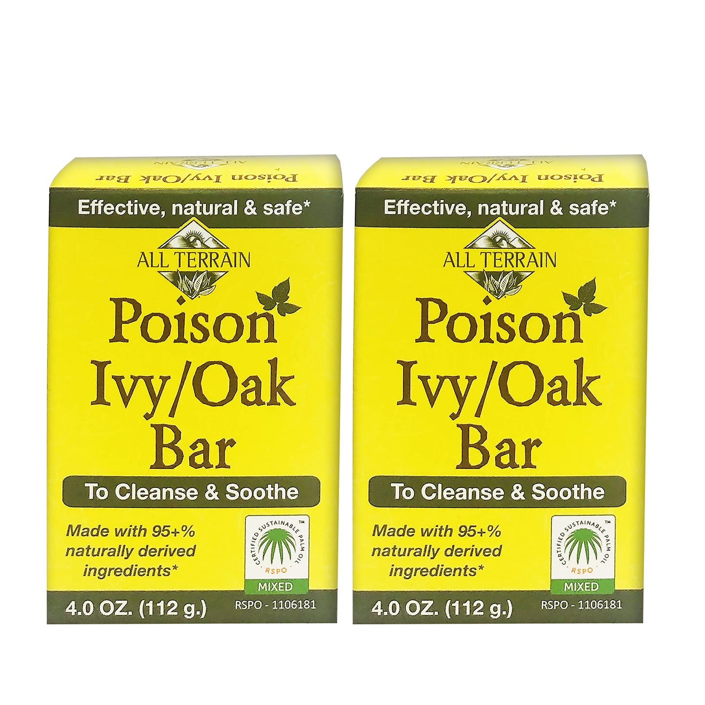 All Terrain Poison Ivy/Oak Bar Soap, 4 Ounce (Pack of 2) Beauty & Personal Care All Terrain