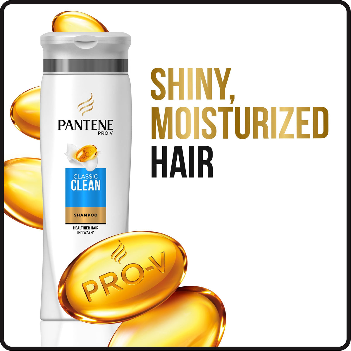 Pantene Pro-V Classic Clean Shampoo, 20.1 Fl Oz, 20.100000000000001 Fl Oz Beauty & Personal Care Pantene