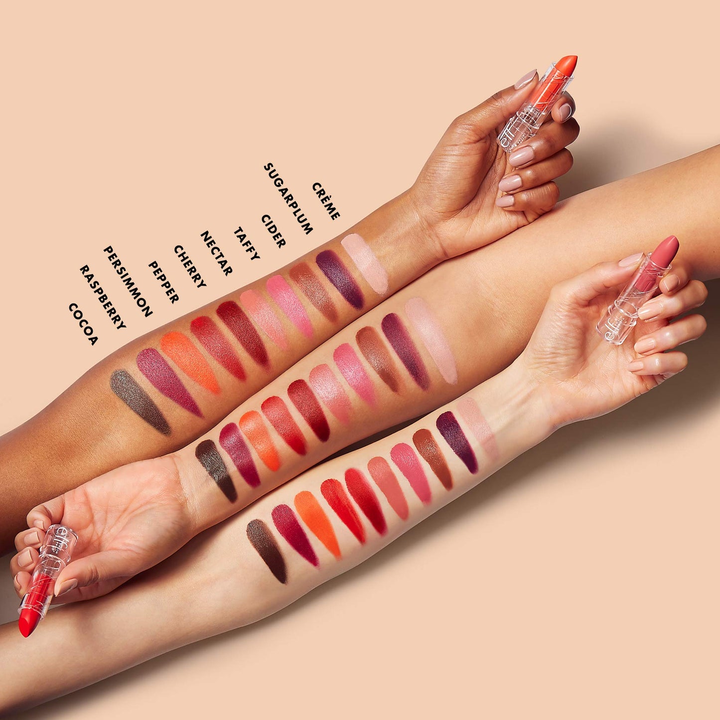 e.l.f. Cosmetics SRSLY Satin Lipstick, Nourishing & Moisturizing Formula, Infused with Jojoba Oil & Macadamia Seed Oil, Cocoa Beauty & Personal Care e.l.f.
