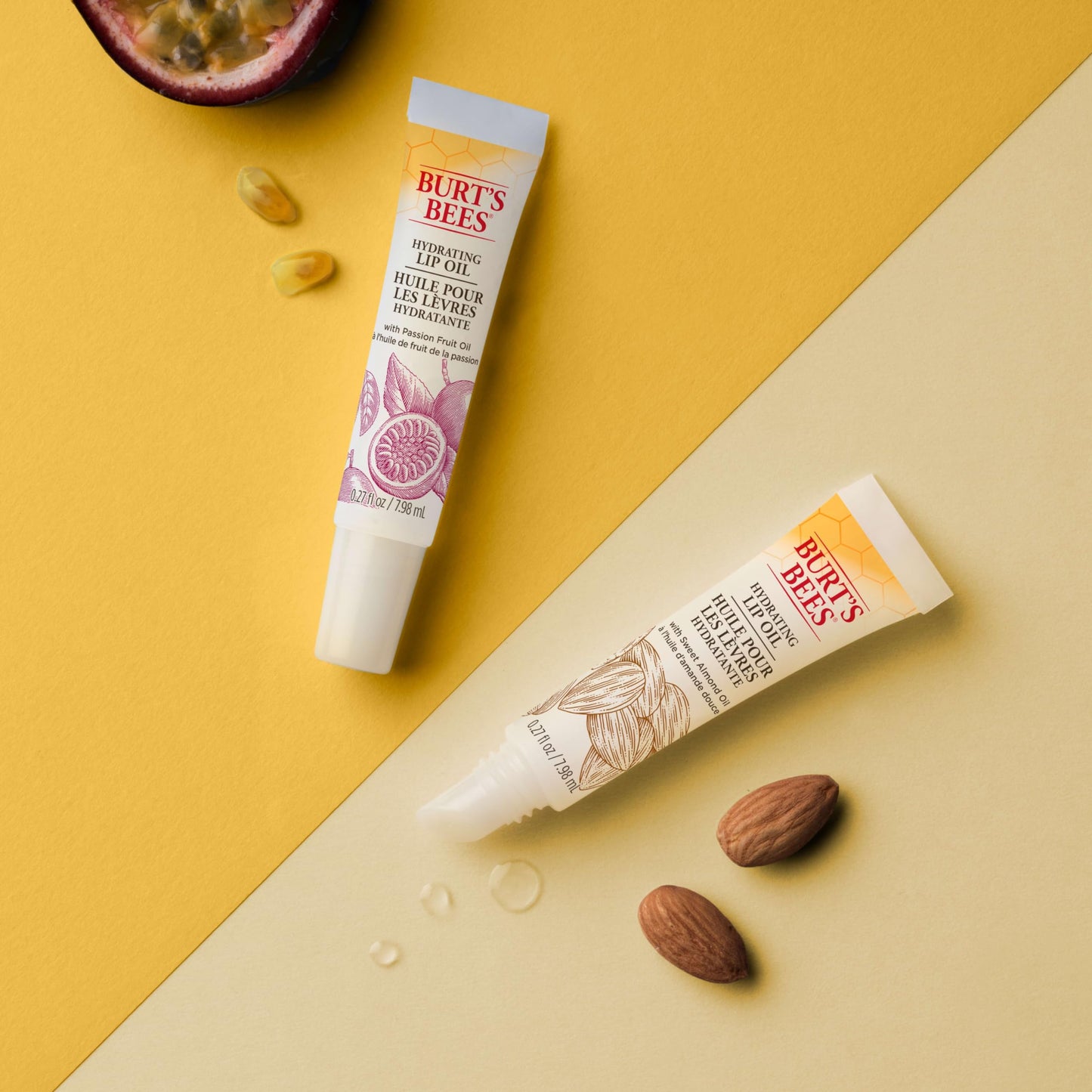 Burt's Bees 100% Natural Hydrating Lip Oil with Passion Fruit Oil, 1 Tube Beauty & Personal Care Burt's Bees