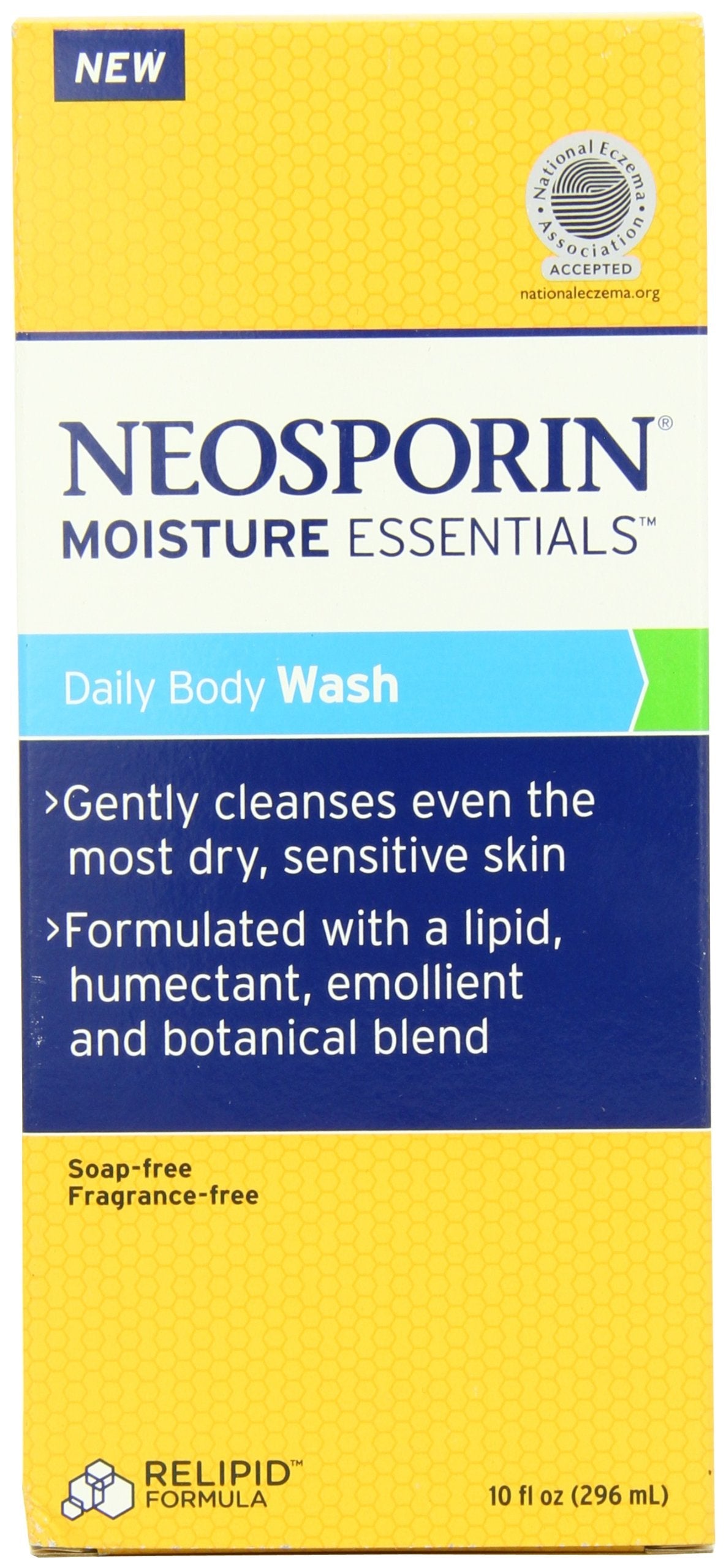 Neosporin Essentials Moisture Body Wash, Soap Free, Fragrance Free, 10 Ounce Beauty & Personal Care Neosporin