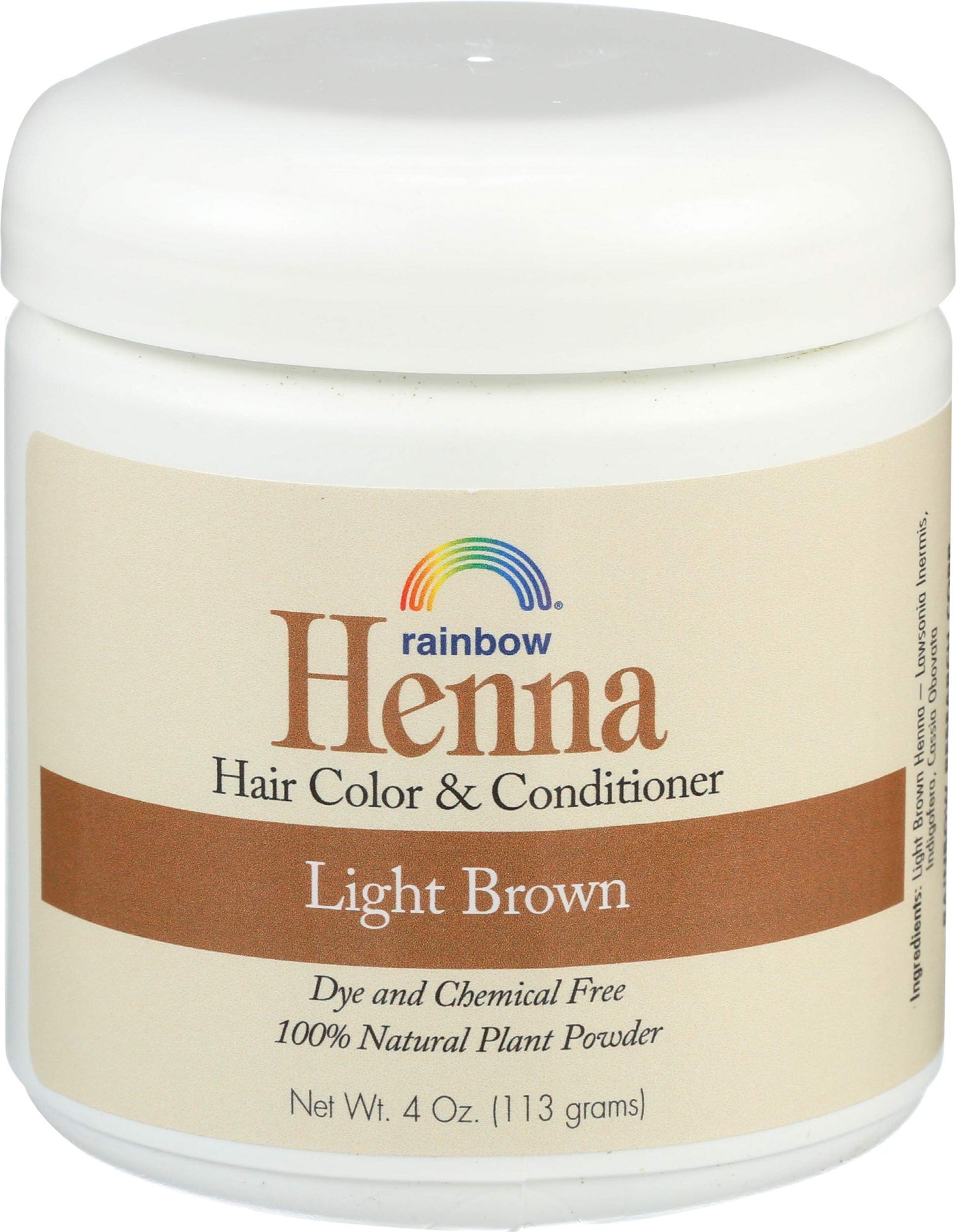 Rainbow Research Henna Hair Color and Conditioner Persian Light Brown, 4 Ounce Beauty & Personal Care Rainbow Research