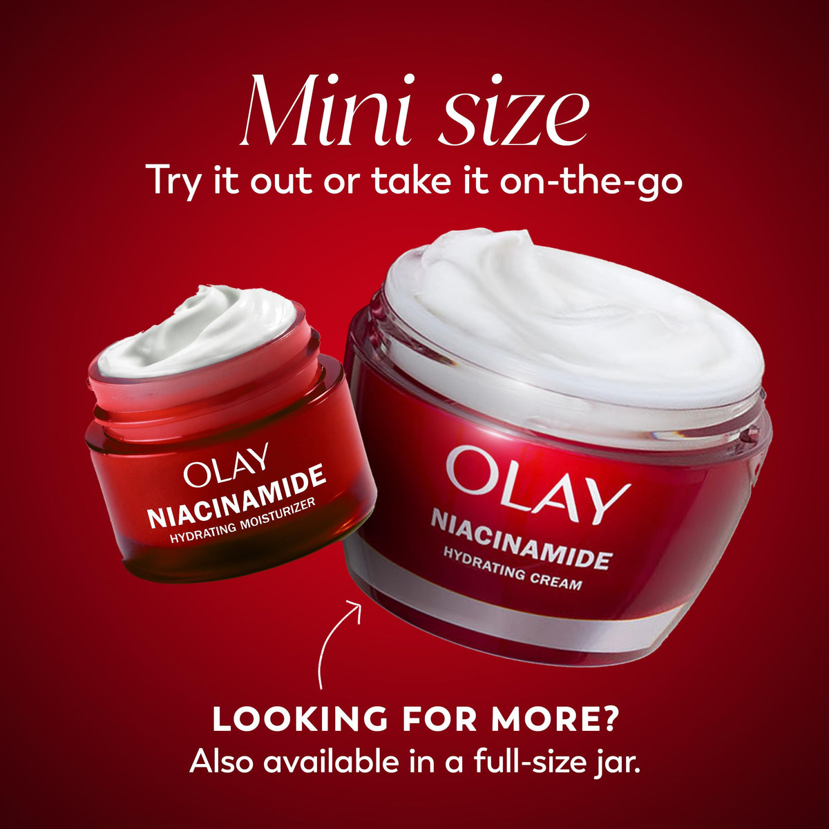Olay Regenerist Niacinamide + Peptide 24 Hydrating Face Moisturizer with Vitamin B3 for Stronger Skin Barrier 0.5 oz, Travel Size Beauty & Personal Care Olay