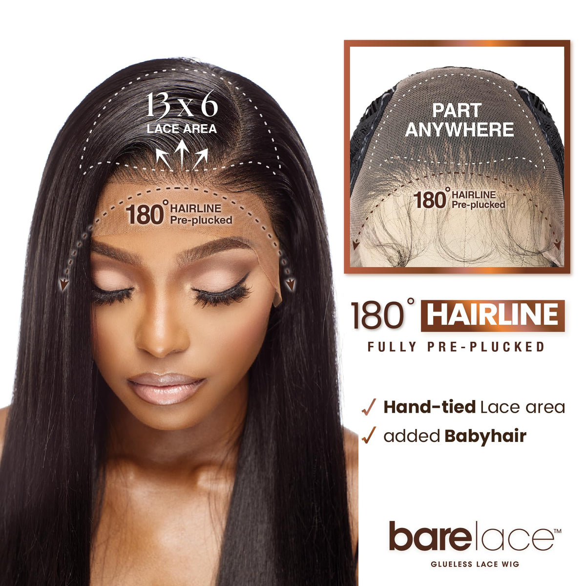 Sensationnel Bare Lace 13x6 Wig-Unit 2, SH/HONEY