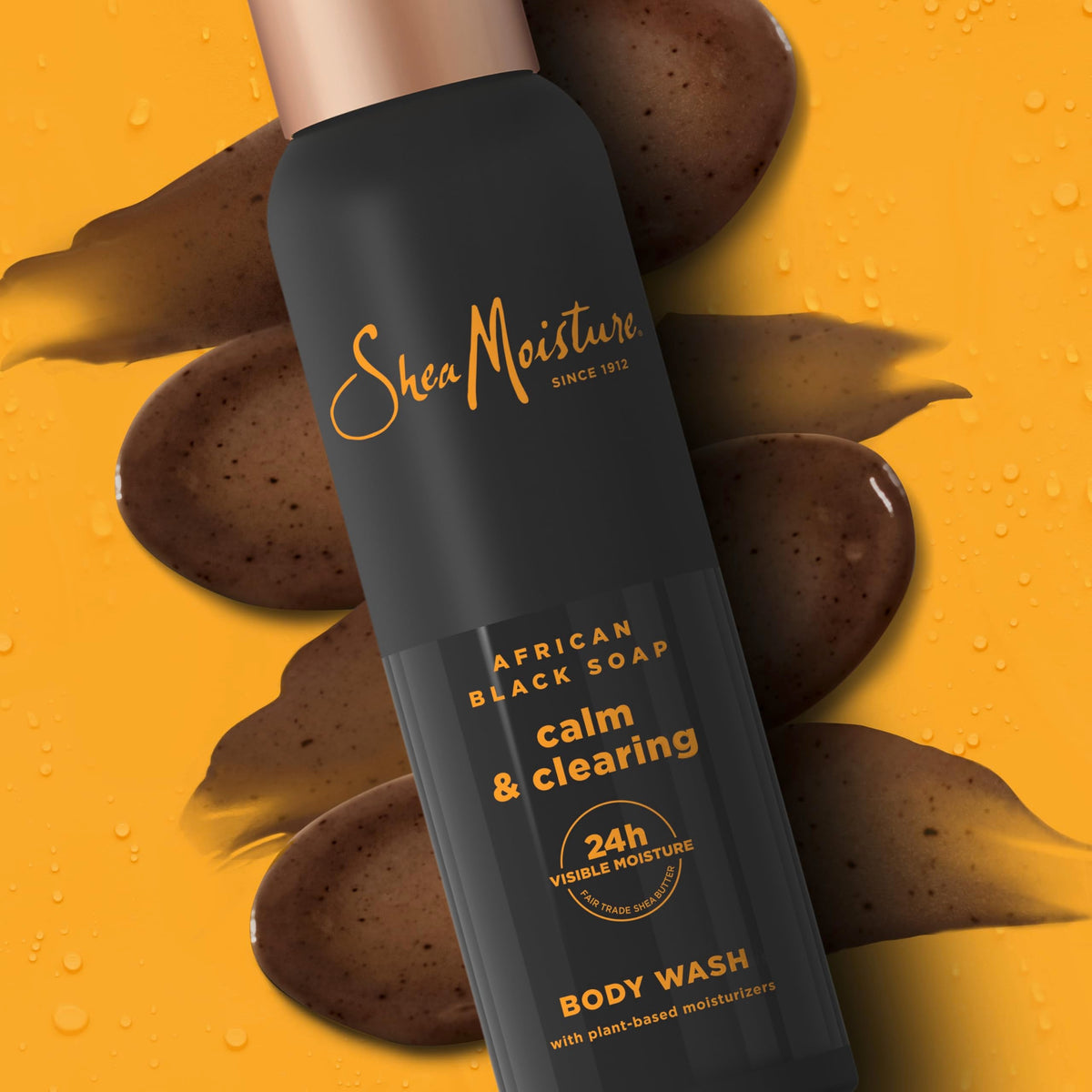 SheaMoisture African Black Soap Body Wash Calm and clearing body wash for 24H Visible Moisture for Healthy, Glowing 18 Oz Beauty & Personal Care Shea Moisture