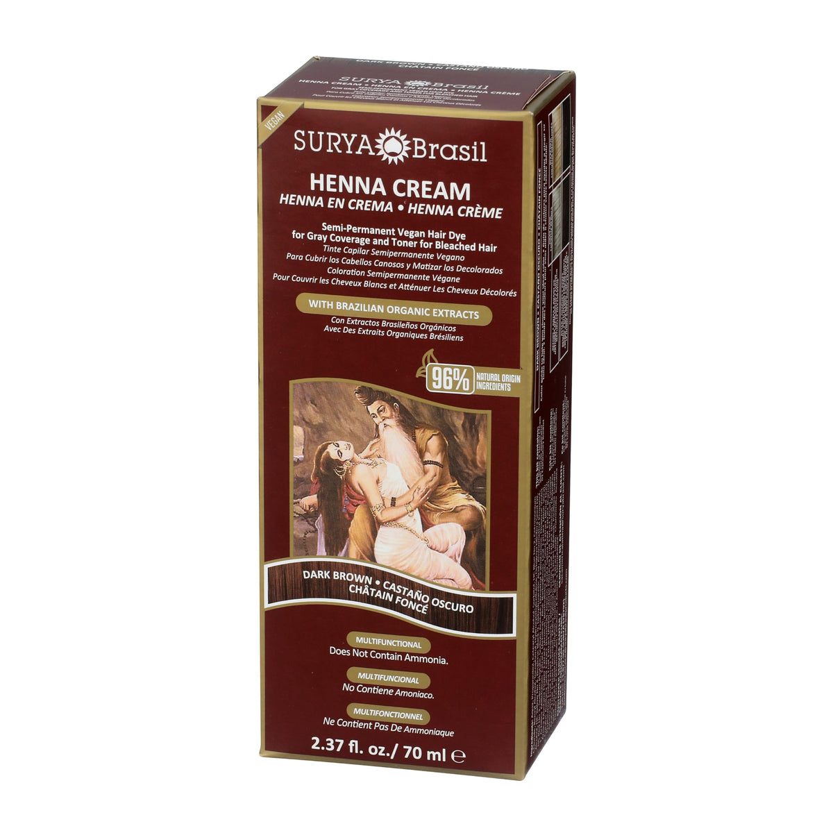 Surya Dark Brown Henna Cream