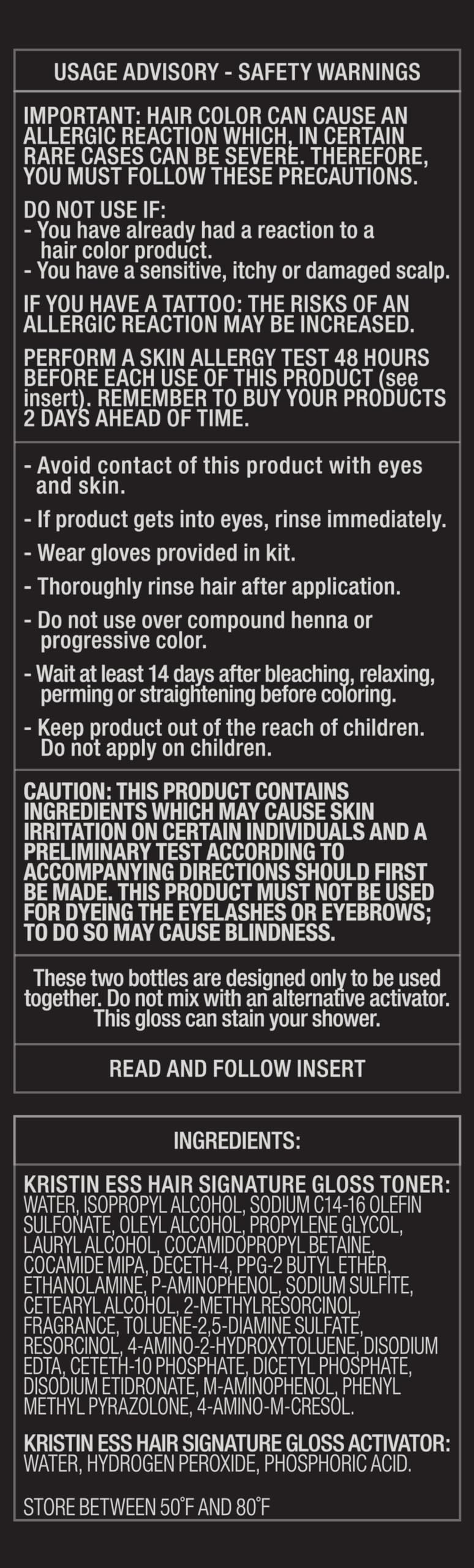 Kristin Ess Hair Gloss in Chocolate Cosmo Dark Golden Brown - 4 Wk Semi Permanent Hair Color for Women - Chocolate Brown Color Depositing Conditioner Beauty & Personal Care Kristin Ess