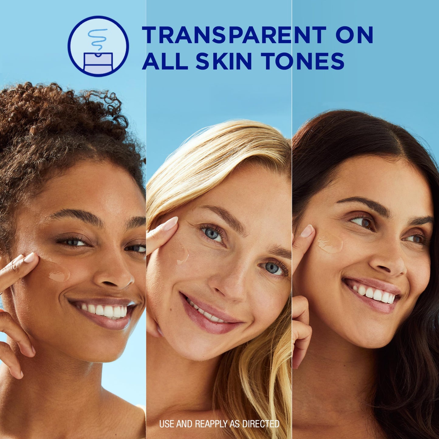 Coppertone Every Tone Invisible Finish Brightening UV Defense Face Sunscreen SPF 60+ with Niacinamide, Lightweight, Blends in Clear Sunscreen for All Beauty & Personal Care Coppertone