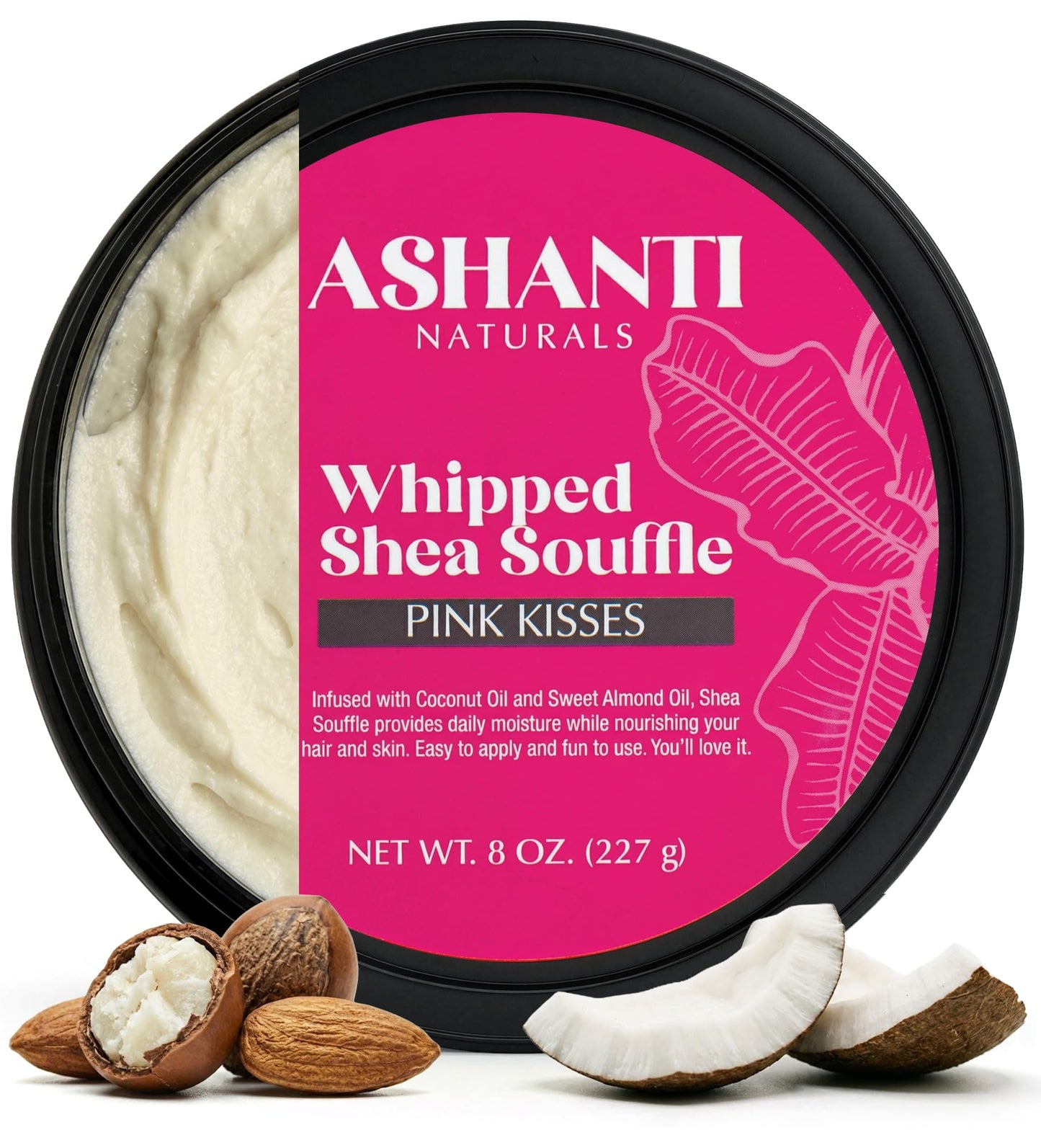 Ashanti Naturals Scented Whipped Shea Butter | African Body Butter for Men w/Coconut and Almond Oil (Blackjack Souffle, 8 oz) Beauty & Personal Care Ashanti Naturals