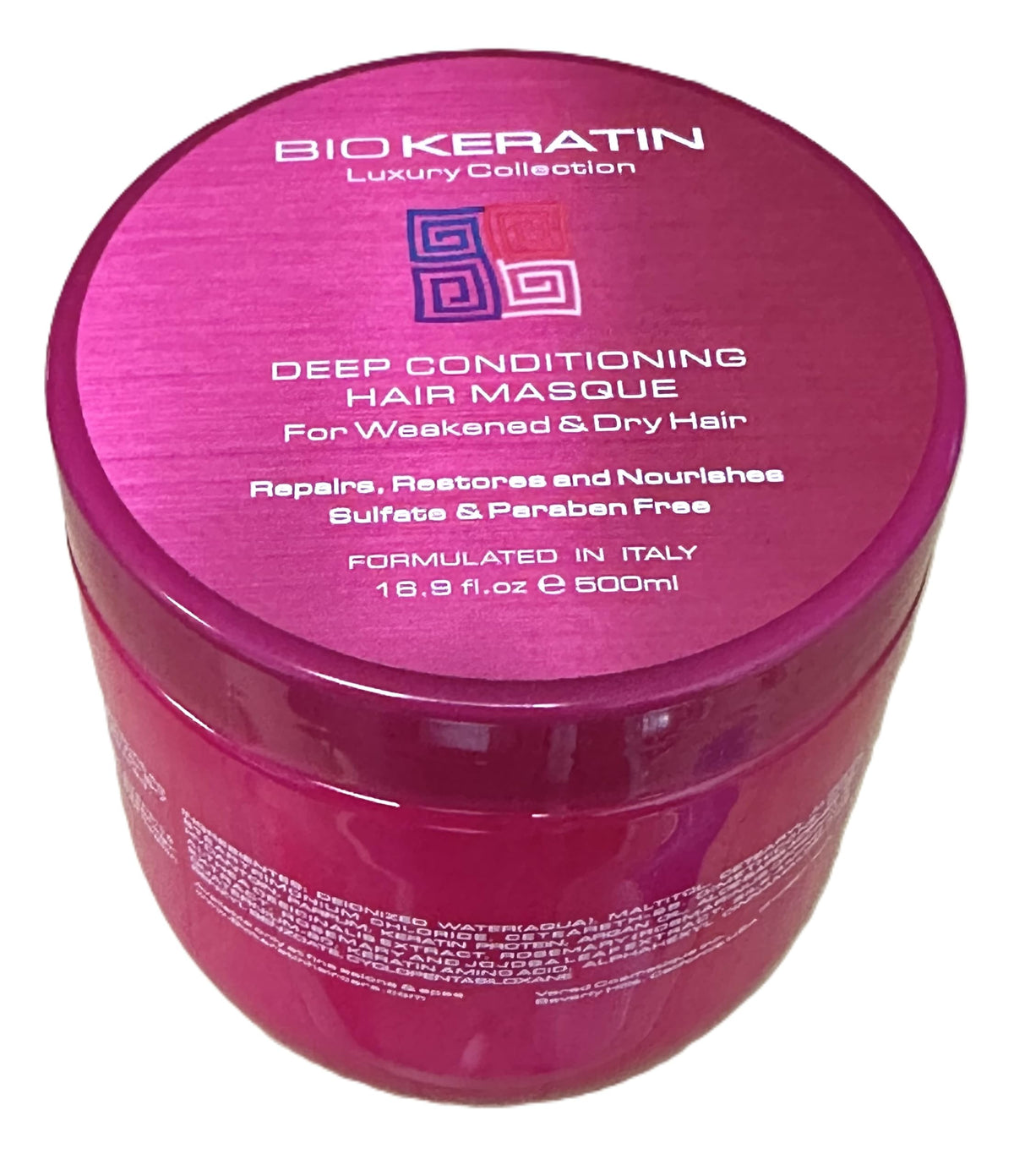 Biokeratin Deep Conditioning Hair Masque for Weakened & Dry Hair, Sulfate & Paraben Free, 18.9 fl.oz