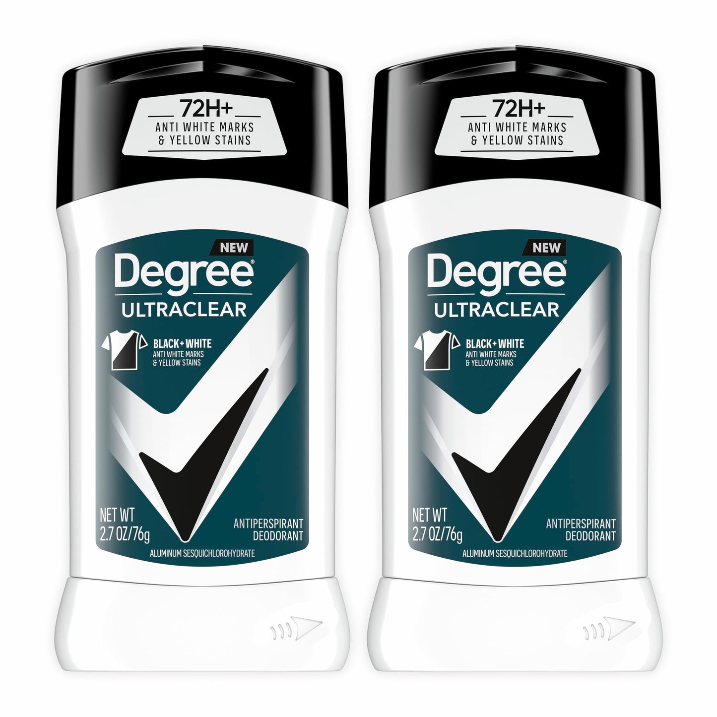 Degree Men UltraClear Antiperspirant Deodorant Black+White 2 Count 72-Hour Sweat & Odor Protection Antiperspirant For Men With MotionSense Technology Beauty and Personal Care Degree