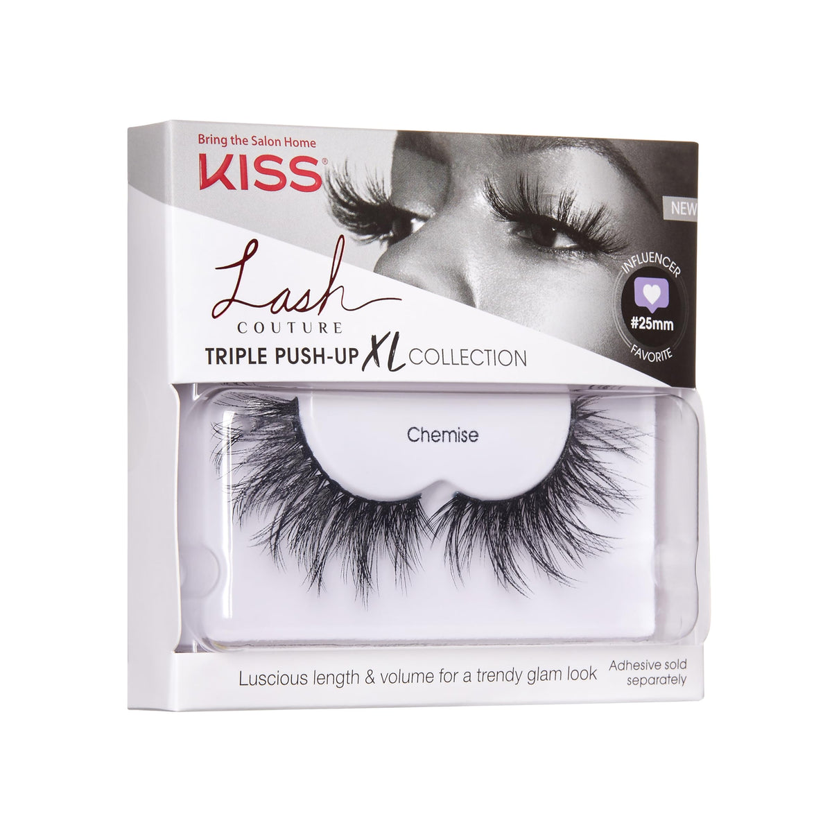 Kiss Lash Couture Triple Push- Up Xl Chemise (Pack of 2) Beauty & Personal Care KISS