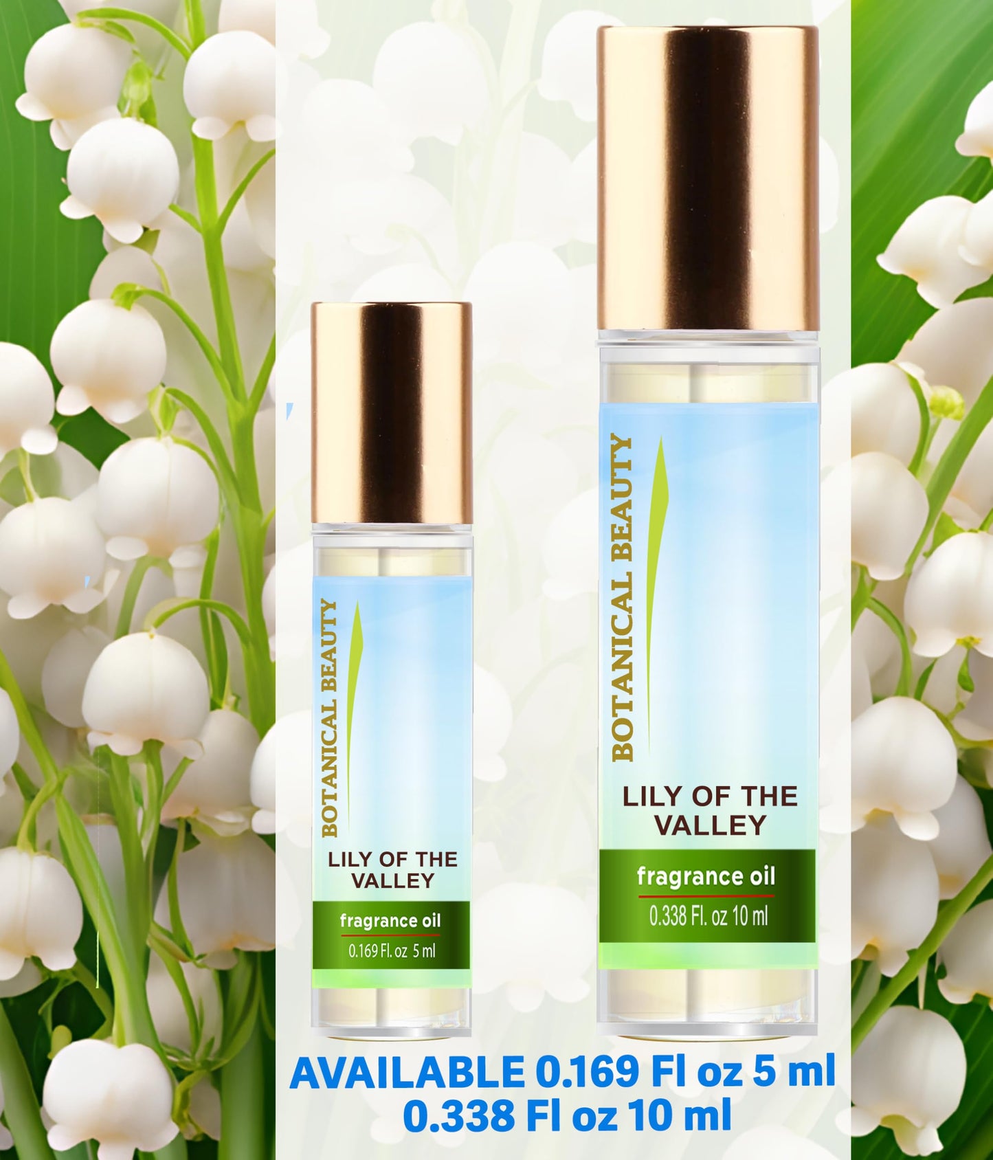 Botanical Beauty LILY OF THE VALLEY FRAGRANCE OIL ROLL-ON 0.169 FL OZ (5 ML) Rollerball Perfume, Alcohol-Free, Long Lasting Beauty & Personal Care Botanical Beauty