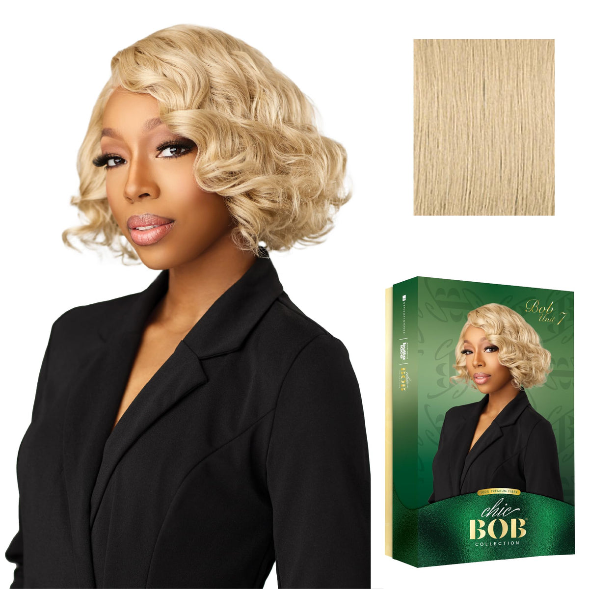 Sensationnel Chicbob Lace Frontwig-Bob Unit 7, BEIGEBLONDE