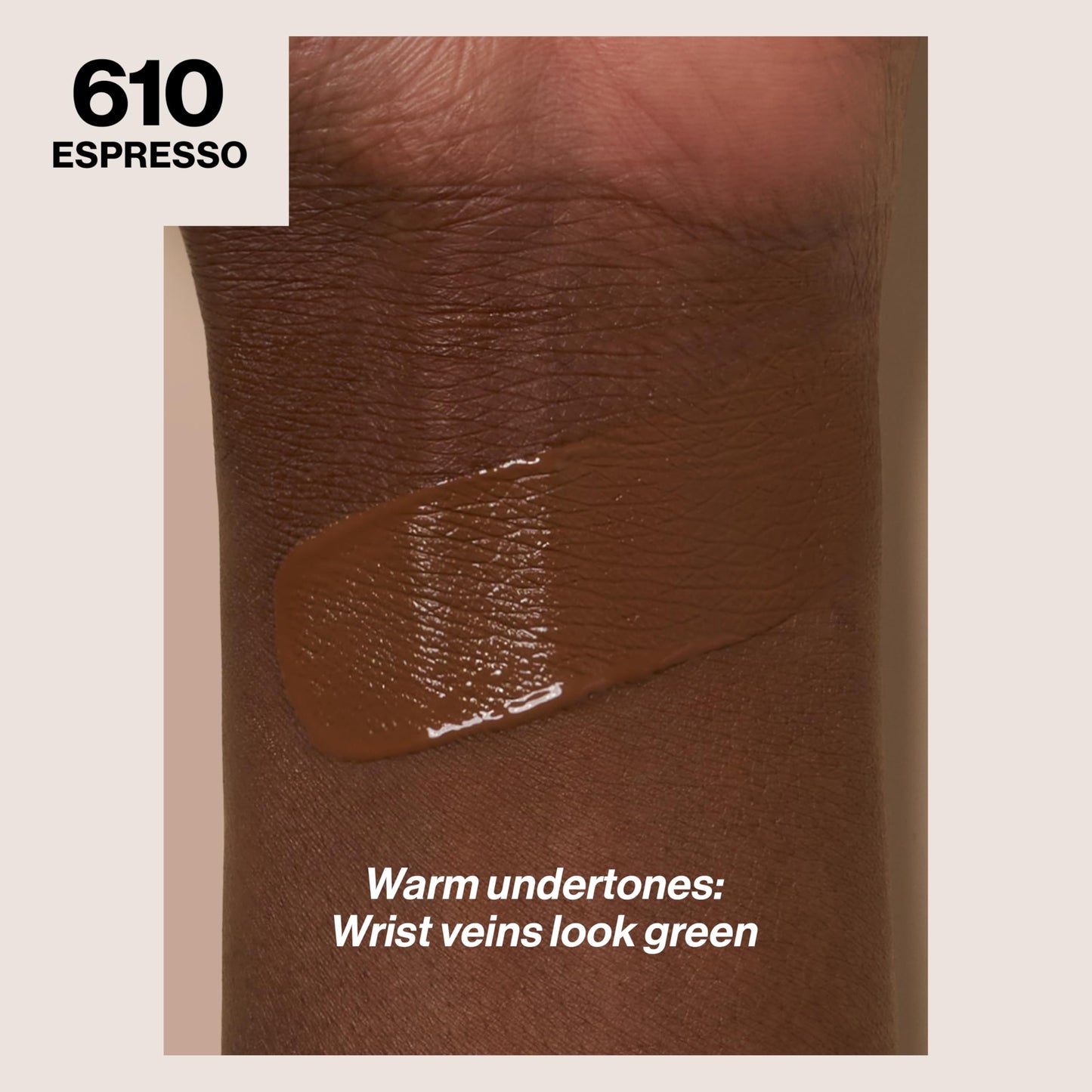 Revlon Liquid Foundation, ColorStay Face Makeup for Combination & Oily Skin, SPF 15, Medium-Full Coverage with Matte Finish, Espresso (610), 1.0 oz Beauty & Personal Care REVLON