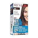 Revlon Permanent Hair Color, Permanent Hair Dye, Total Color with 100% Gray Coverage, Clean & Vegan, 40 Dark Brown, 3.5 Oz Beauty & Personal Care REVLON