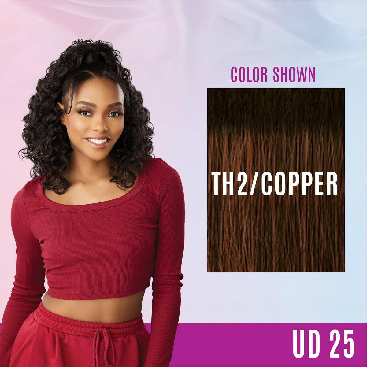 Sensationnel Instant Updown Halfwig Pony-Iud 25, TH2/COPPER