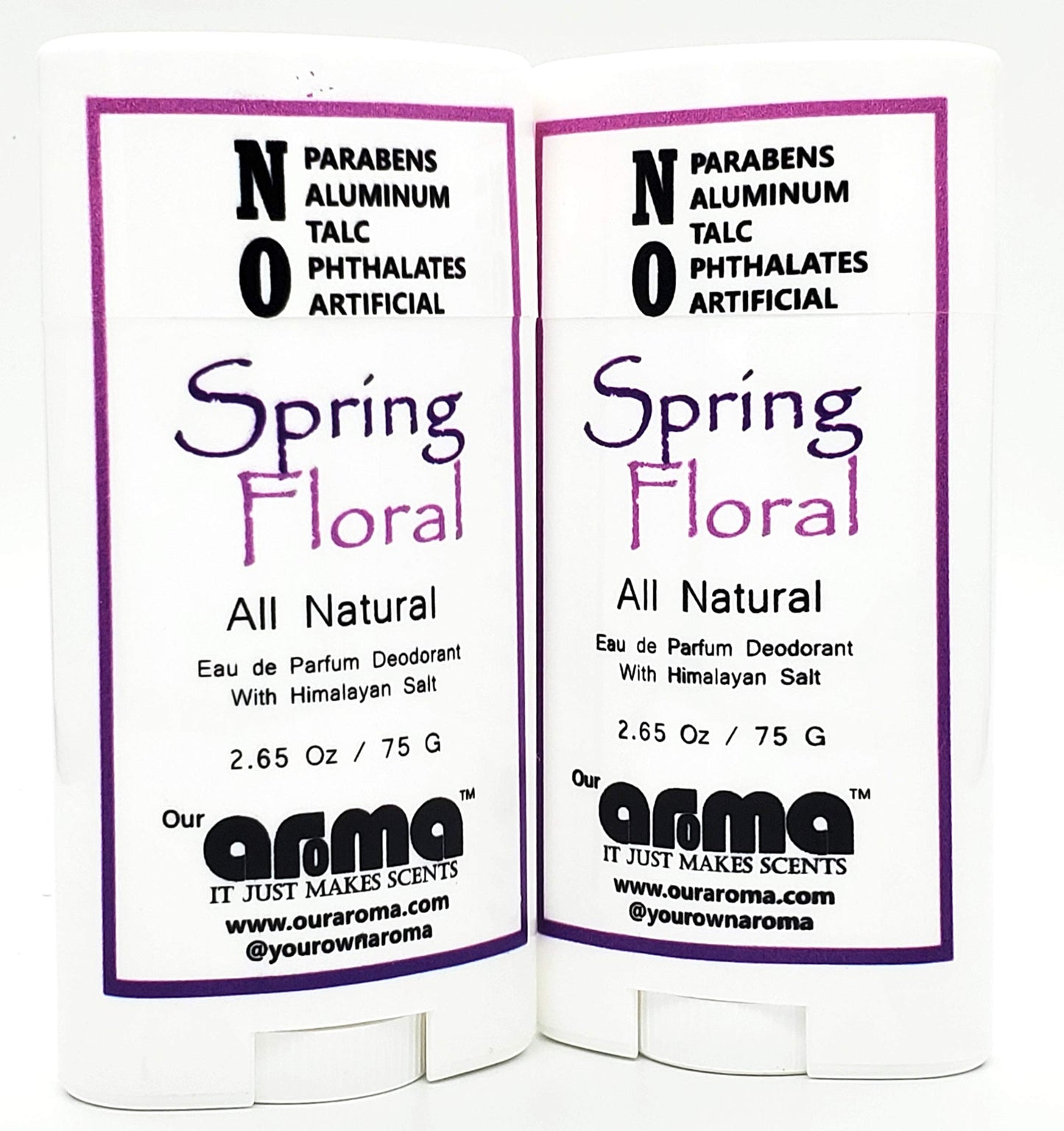 Our Aroma Natural Deodorant for Women - Hand Poured Aluminum Free Deodorant - Gluten Free, Cruelty Free, Free of Parabens - Spring Floral Scent… Beauty and Personal Care Our Aroma