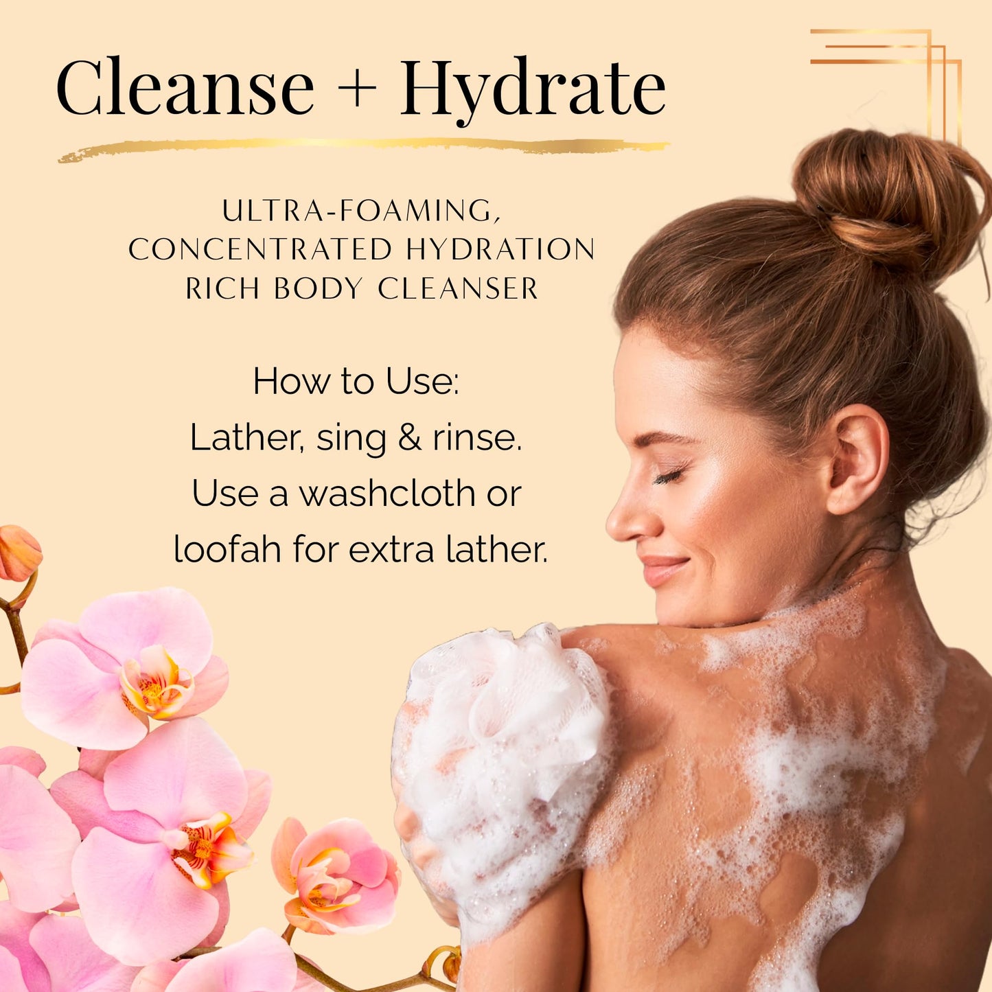 Nakery SkinRestore Hydrating Face & Body Wash with Hyaluronic Acid - Body Wash for Sensitive Skin - Foaming Face Wash & Oil Cleanser for Women 350ml Beauty & Personal Care Nakery