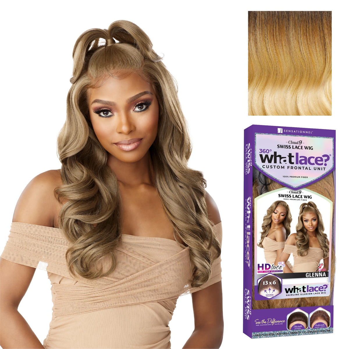Sensationnel What Lace 13x6 Wig-Glenna, T6/27613