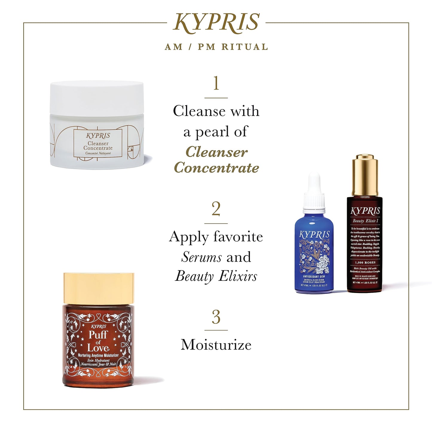 KYPRIS, Cleanser Concentrate Gentle, Non Foaming, Creme Cleanser, Soothing & Softening, Moringa Shea & Fermented Extracts (2.4 fl oz / 70 ml) Beauty & Personal Care KYPRIS