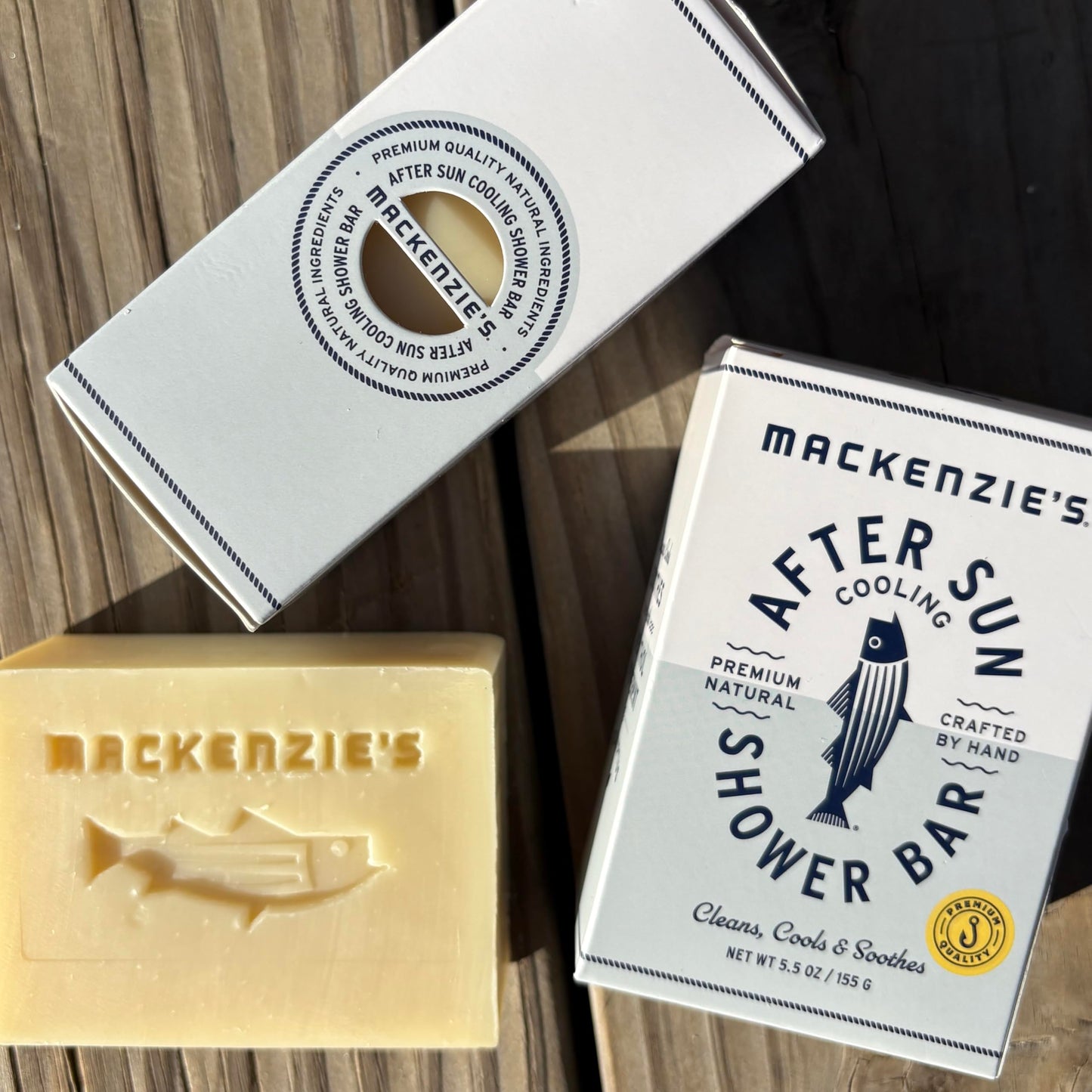 MACKENZIE'S After Sun Cooling Shower Bar - Gifts for Men - Gifts for Women - Gift for Fisherman - Natural Bar Soap - Cooling - Peppermint - Menthol Beauty & Personal Care MACKENZIE'S