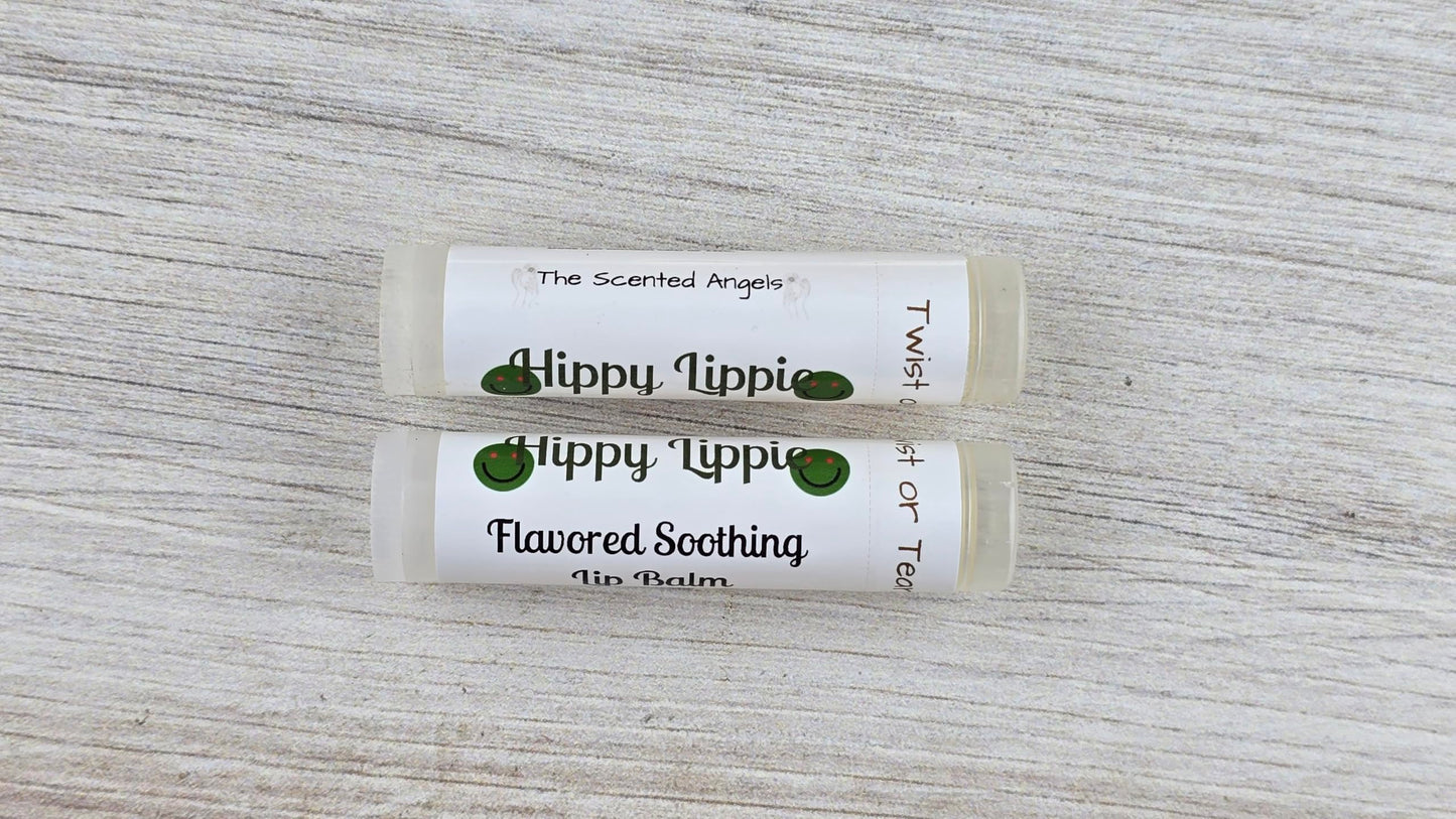 TSA Handmade All-Natural Hippie Lippie Cannabis Flavored Lip Balm, Jojoba Oil, Cocoa Butter, Castor Oil, Beeswax, Shea Butter, Adults, Men, Women Beauty and Personal Care The Scented Angels