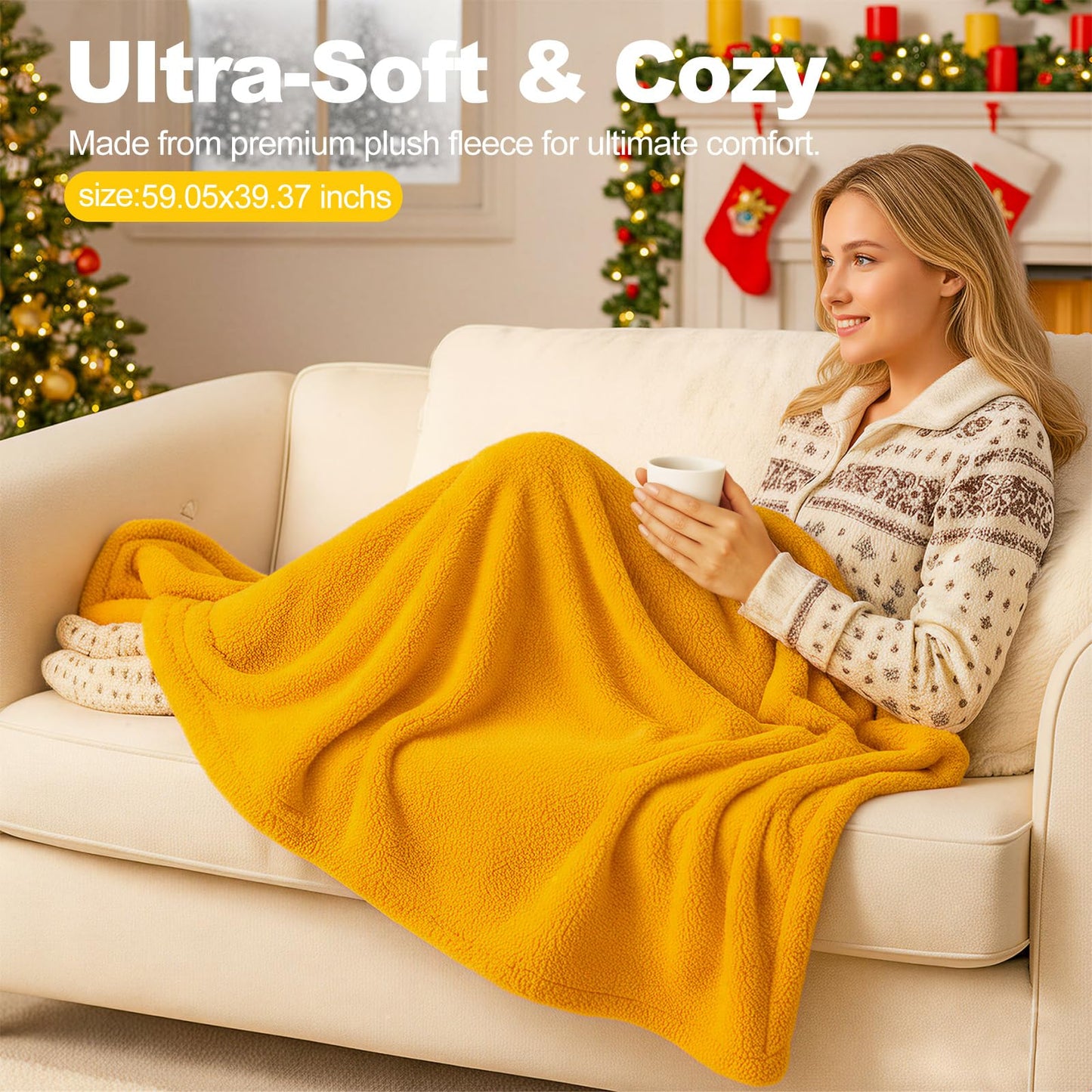 Birthday Gifts for Women Friendship, Sunflower Spa Gift Basket Set with Cozy Blanket, Self Care Gifts Unique Happy Birthday Idea for Mom, Wife Beauty and Personal Care IZZUBIZ