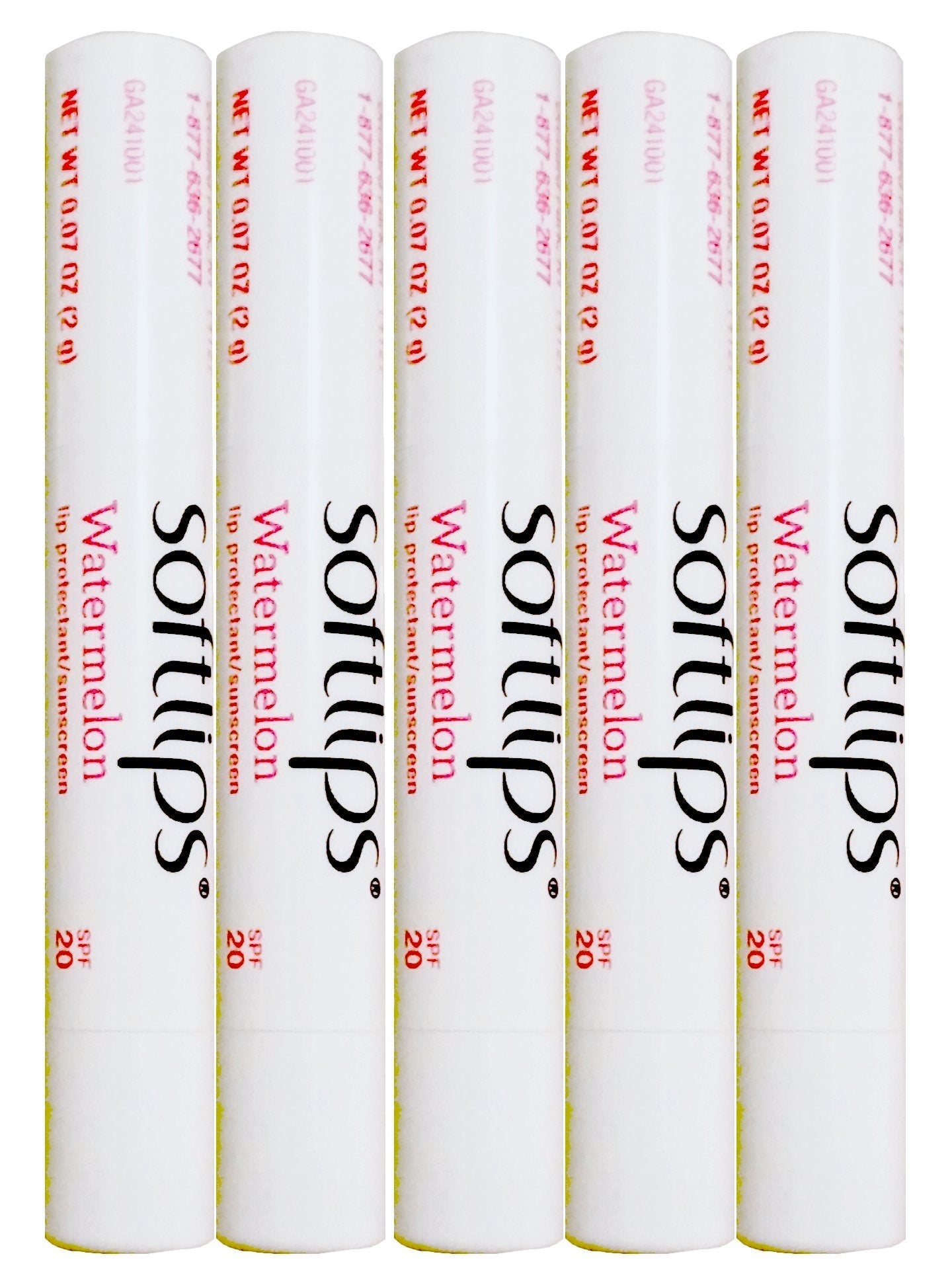Softlips Watermelon Flavored (5 Softlips Sticks) Beauty and Personal Care SoftLips