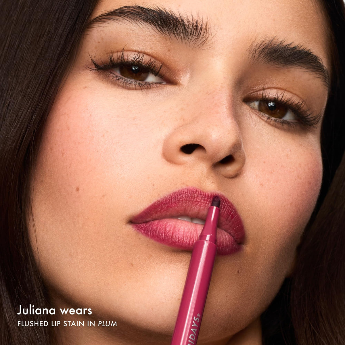 Summer Fridays Flushed Lip Stain Liner, 12hr Wear & Transfer-Proof, Plum