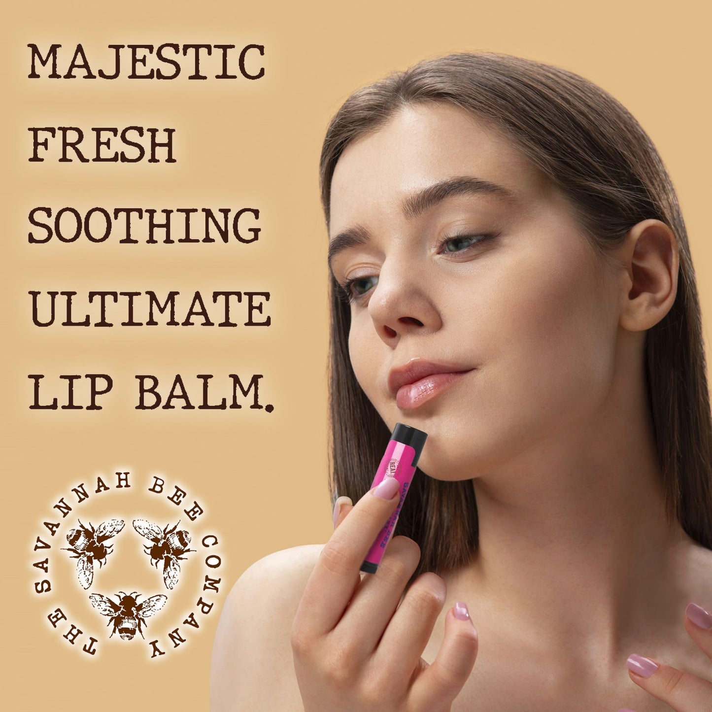 Savannah Bee Company Lip Balm - Silky Smooth Natural Balm (Wild Blackberry 3 pack) Beauty and Personal Care Savannah Bee Company