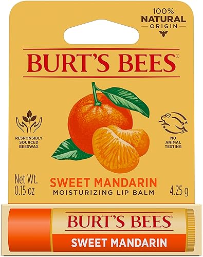 Burts Bees Sweet Mandarin Moisturizing Lip Balm Unisex 0.15 oz Beauty & Personal Care Burt's Bees