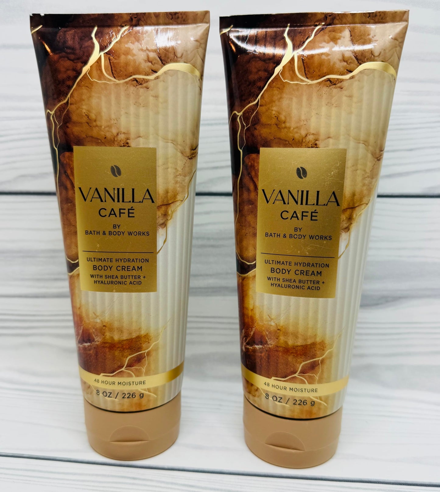 Bath & Body Works Vanilla Café Ultimate Hydration Body Cream 8 Ounces Pack of 2 Beauty & Personal Care Bath & Body Works