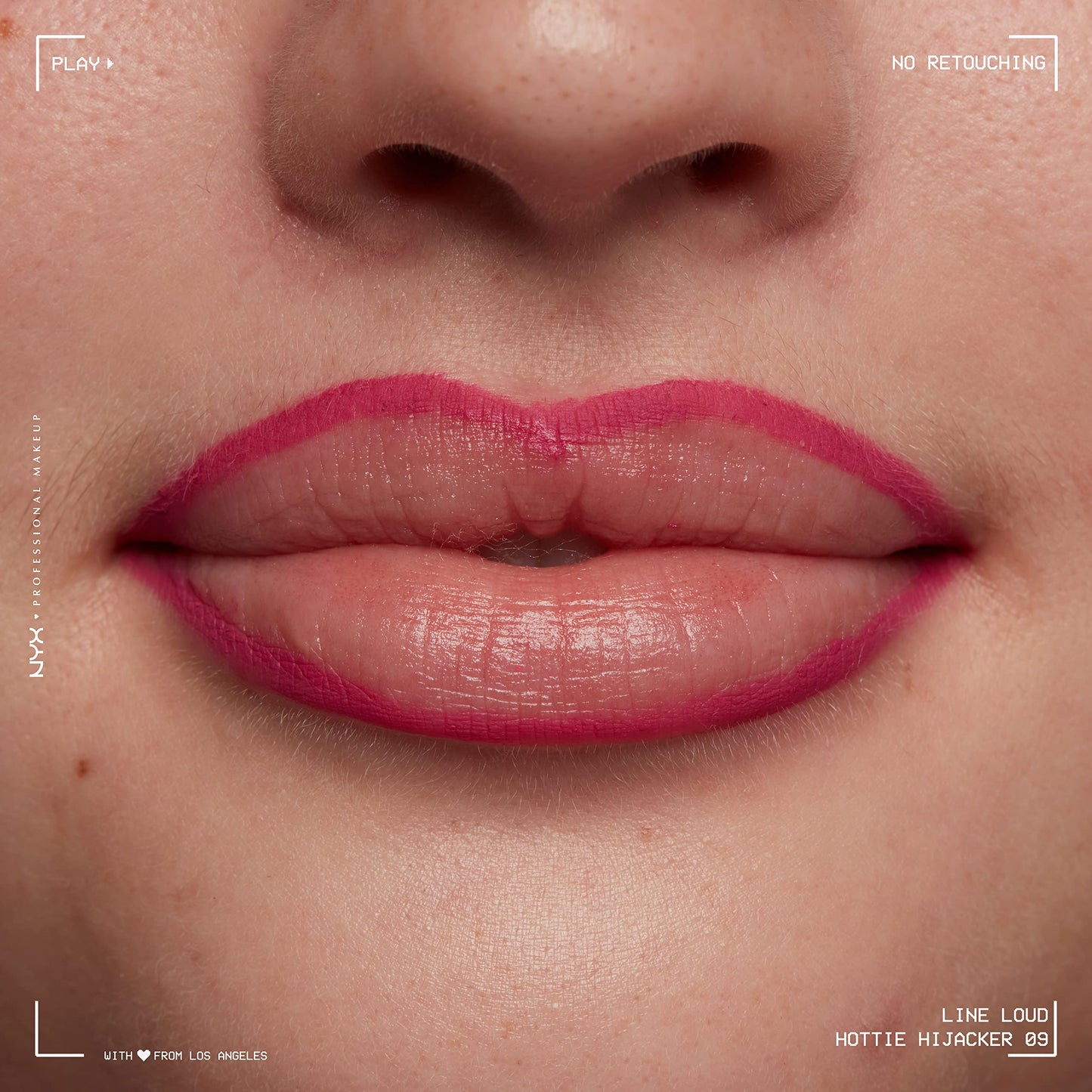 NYX PROFESSIONAL MAKEUP Line Loud Lip Liner, Longwear and Pigmented Lip Pencil with Jojoba Oil & Vitamin E - Hottie Hijacker (Hot Blue Pink) Beauty & Personal Care NYX PROFESSIONAL MAKEUP