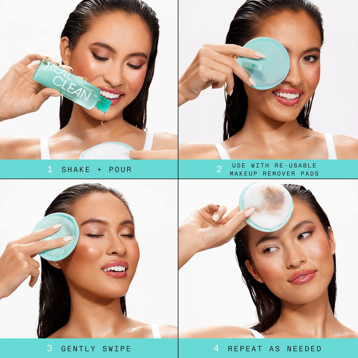 Real Techniques Real Clean In-The-Clear Eye Makeup Remover, Makeup Remover