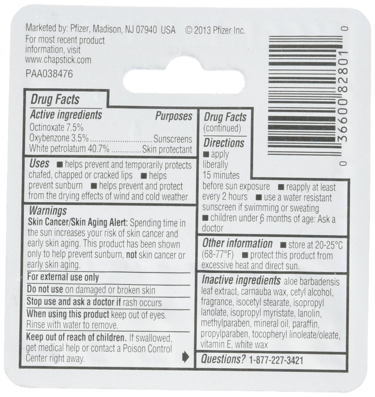 ChapStick Skin Protection Sunscreen Moisturizer, Original SPF 12 0.15 oz (Pack of 2) Beauty & Personal Care ChapStick